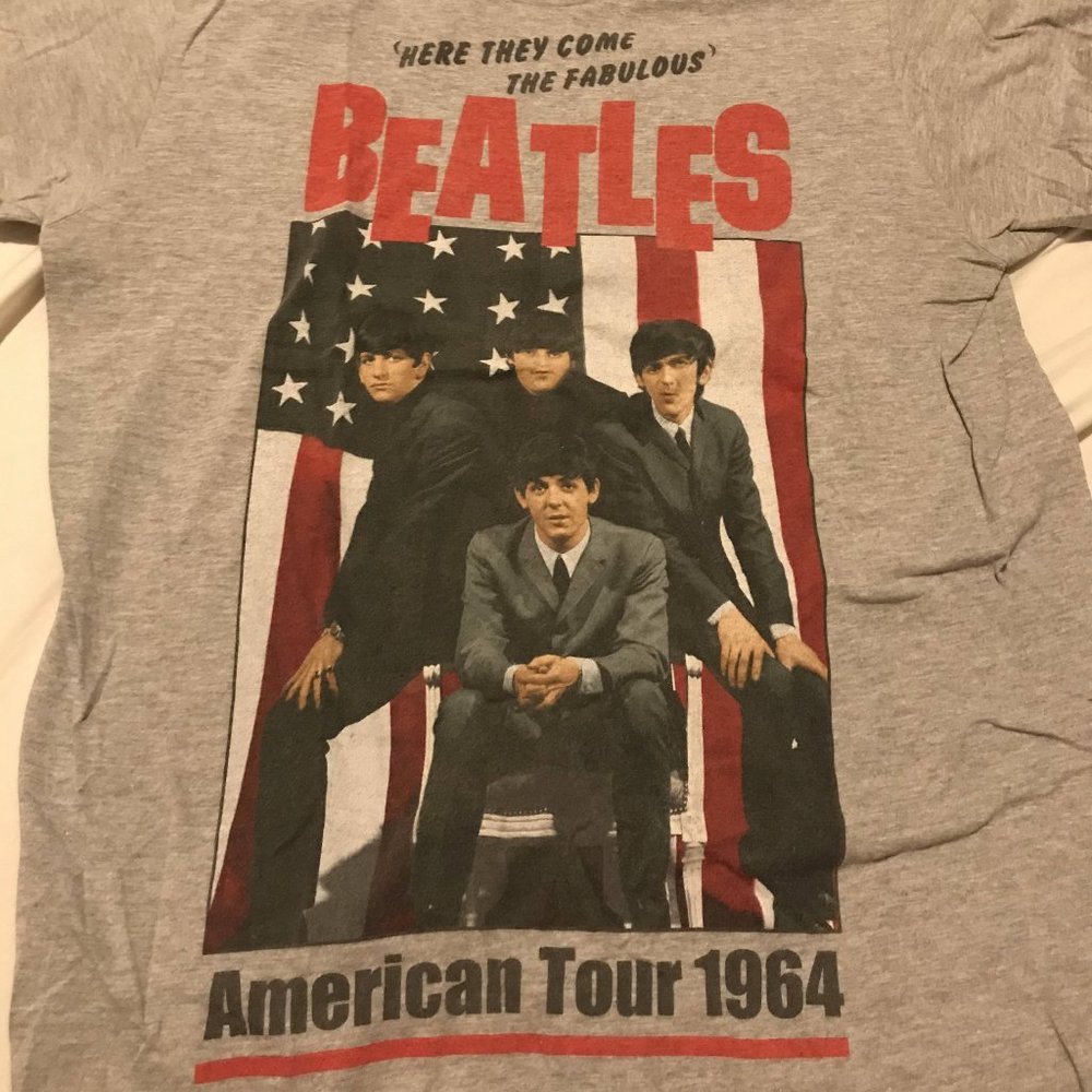 The Beatles "American Tour" Grey T-shirt